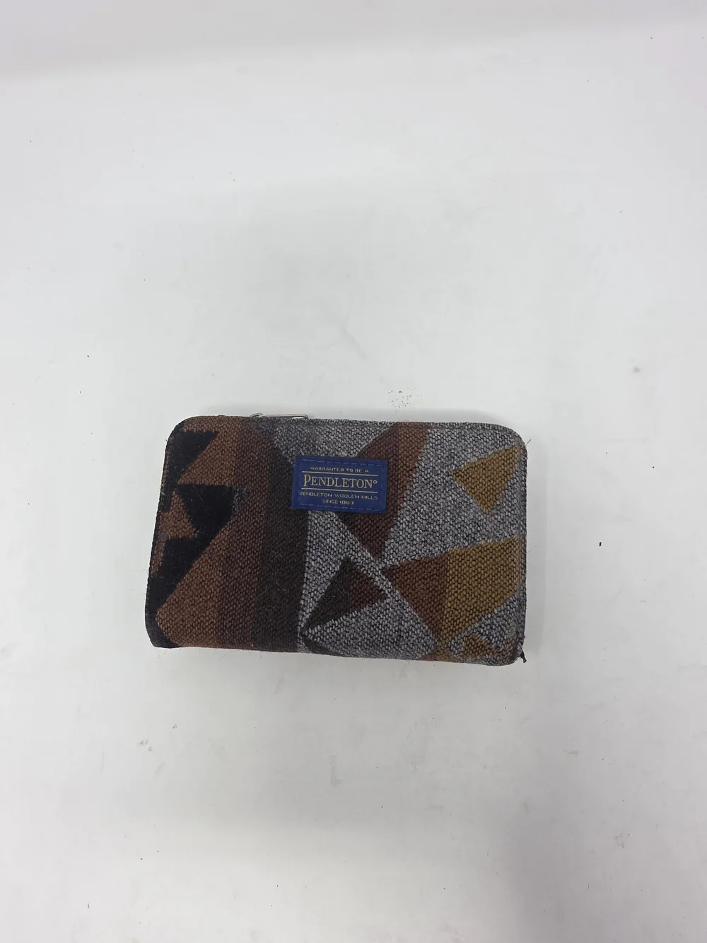 Pendleton Wool Zip Wallet Southwestern Geometric Pattern Bifold